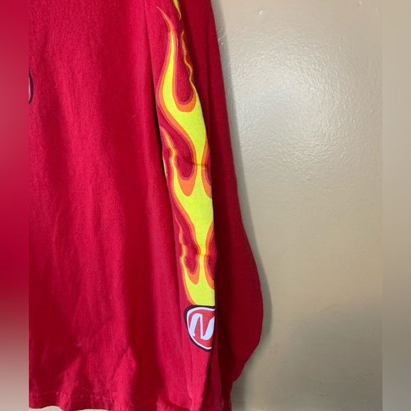 Y2K No Rules Boys Red Skater Shirt - Picture 3 of 6